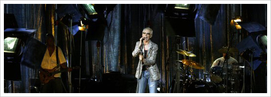 The always amazing, Annie Lennox on stage